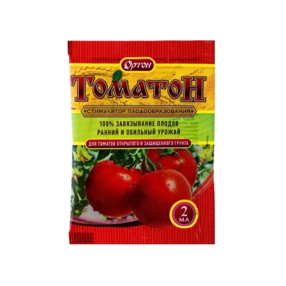 Seed packet TOMATON for growth regulator
