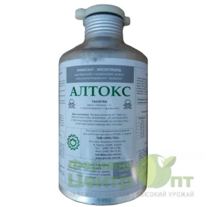 Бутылка с продуктом АЛТОКС