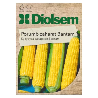 Пакет насіння цукрової кукурудзи Porumb zaharat Bantam / Кукурудза цукрова Батант - 3188МР