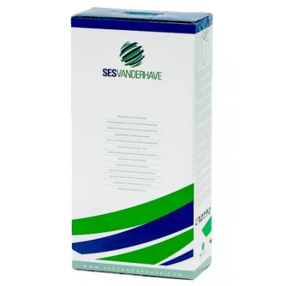 Упаковка продукта Sesvane с логотипом и зелеными-синими полосами - Кий (ХМ 5753) / Кий