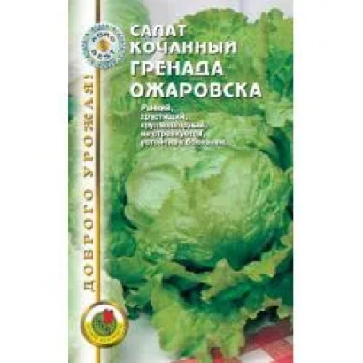 Пакет семян салата Кошанный Гренада Ожаровка - ГРЭНАДА ОЖАРОВСКА