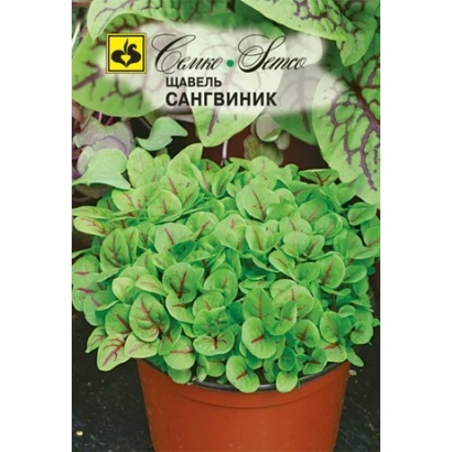 Семена щавеля Сангвиник в упаковке