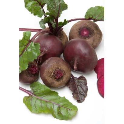 Світові коренеплоди Грибовська плоска А 473 з листям на білому фоні