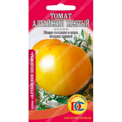 Пакет семян томата Алтайский желтый