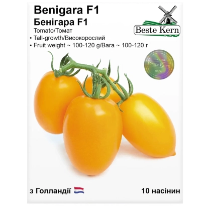 Seed packet of tomato Benigara F1