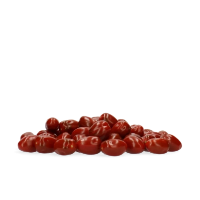 Кучка красных томатов на белом фоне - Хромис