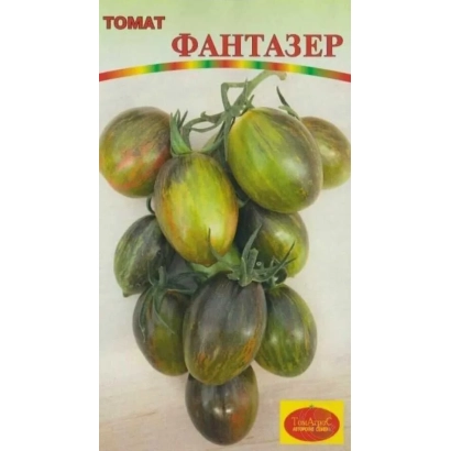 Пакет насіння помідора ФАНТАЗЕР з зображенням плодів
