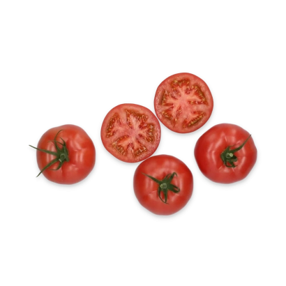 Свежие красные томаты на белом фоне - Кавагучи