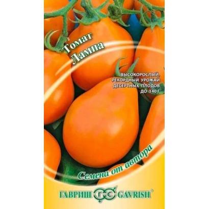 Пакет насіння помідора Джанна з зображенням дозрілих червоних плодів - ЛАМПА