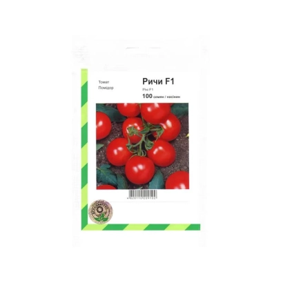 Пакет семян томата Parum F1 с изображением красных томатов - Ричи F1