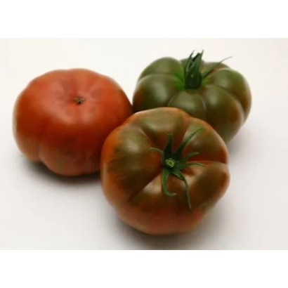 Три помидора разных оттенков на белом фоне - Стелс F1