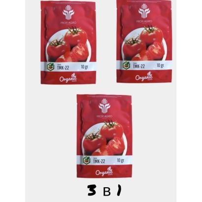 Пакет семян томата Т 022 2 с изображением спелых томатов