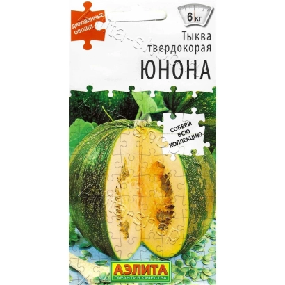 Семена тыквы Юнона на упаковке Азита