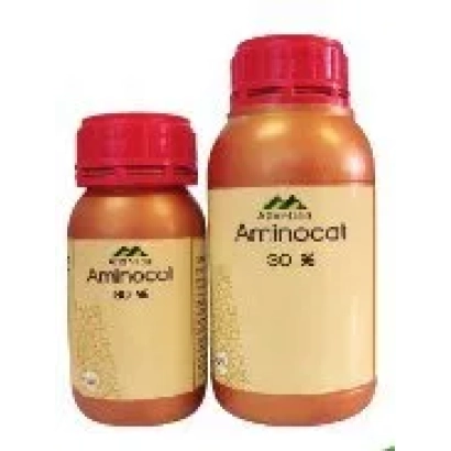 Бутылка удобрения Аминокат 30% с красной крышкой