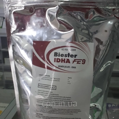 Удобрение Biester IDHA Fe9 в упаковке