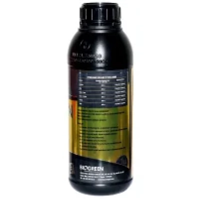 Черная бутылка удобрения Biogen Revital с этикеткой - Биоген Ревитал