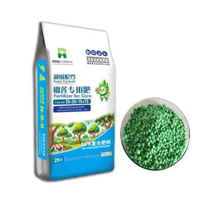 Мішок добрива для культур із зеленими гранулами - Chemical Elements B