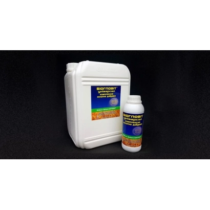 Жидкое органо-минеральное удобрение «Биогловит» в канистре и бутылке