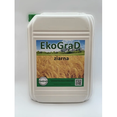 Удобрение EkoGraD ziarna в белой канистре с изображением пшеничного поля - ЕКОГРАД