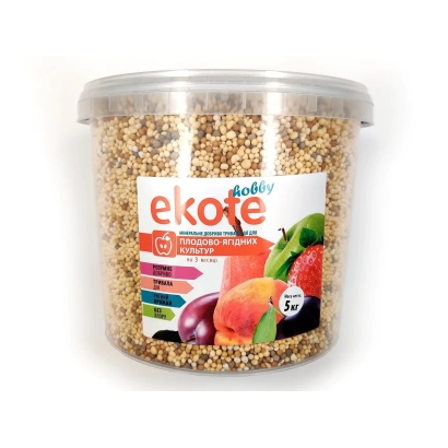 Container with fertilizer EKOTE for vegetables and fruits