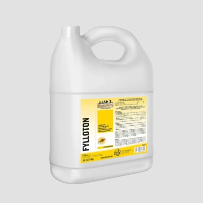 Белая канистра с этикеткой PHILLOTON - ФИЛЛОТОН