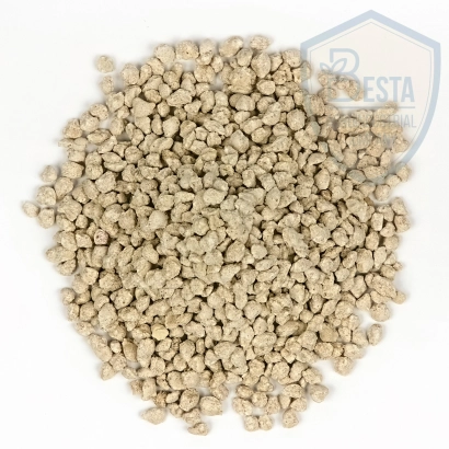 Granfoska — fertilizer granules on white background