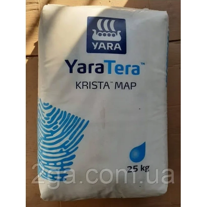 Удобрение YaraTera Krista MAP в упаковке 25 кг - Криста МАР