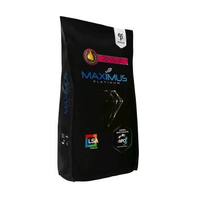 Удобрение MAXIMUS в черной упаковке - МАКСИМУС 20+20+20