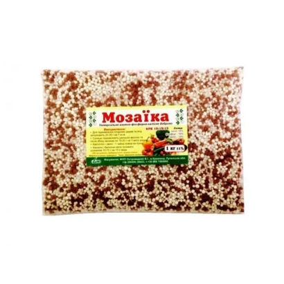 Seed bag Mosaic with vegetables on the label - Mosaic-NPK grades B and V