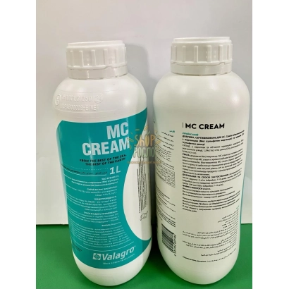 Бутылка удобрения MC CREAM объемом 1 л - МС (марки Сет/Крем/Старт)