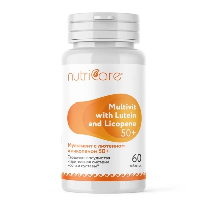 Supplement NutriCare Multivit with Lutein and Lycopene 50+