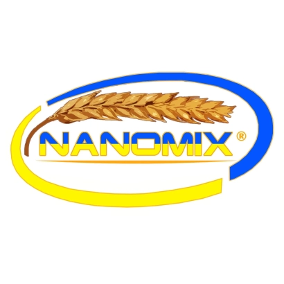 Логотип продукта NANOMIX с изображением колоса пшеницы - Наномикс