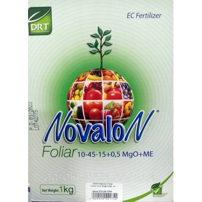 Удобрение Novalon Foliar 10-45-15+0.5 MgO+ME в упаковке 1 кг - НОВАЛОН (НУТРИФЛЕКС)