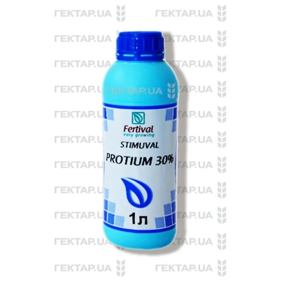 Флакон добрива STIMUVAL PROTIUM 30% об'ємом 1 л - STIMUVAL (марки ALGIVAL, BRESOL, FECUNDONE, PROTIUM 30%, STARTVA