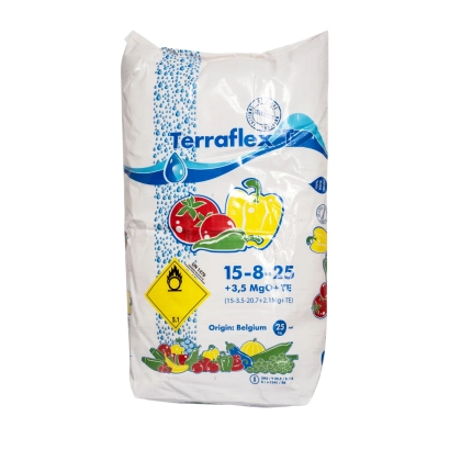 Удобрение Террафлекс в упаковке с изображением овощей и фруктов - Террафлекс (Гидрофлекс)
