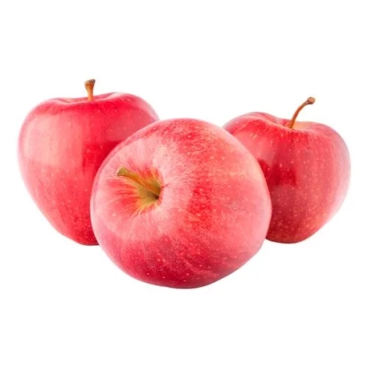 Три красных яблока на белом фоне - МОРГЕНДУФТ