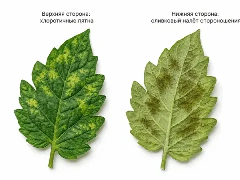 Tomato sooty leaf spot