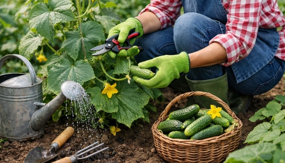 Идеальный уход за огурцами: Календарь обработок фунгицидами и инсектицидами