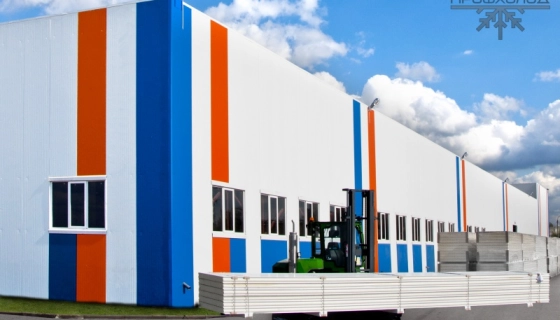 Промышленное строительство из сэндвич-панелей