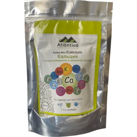 Package of Kelkat Mix+Calcium fertilizer in a doy-pack