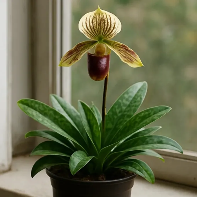 Paphiopedilum hybrids