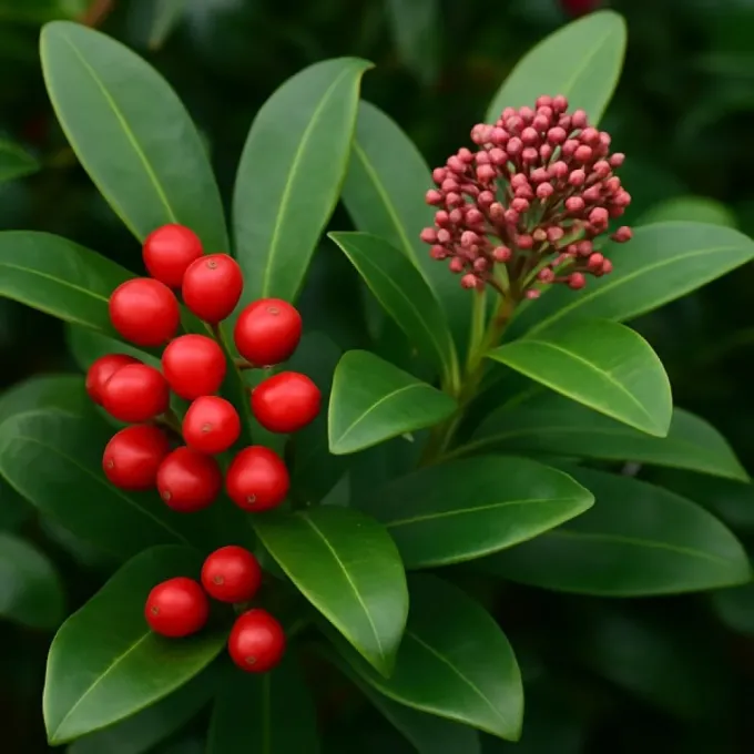 Reeves' skimmia