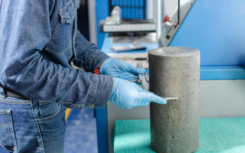Quality control of concrete structures and modern laboratory equipment