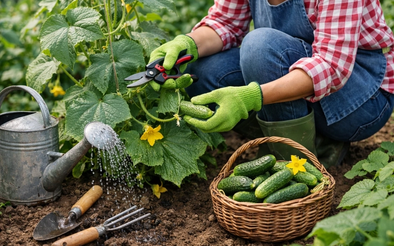Идеальный уход за огурцами: Календарь обработок фунгицидами и инсектицидами