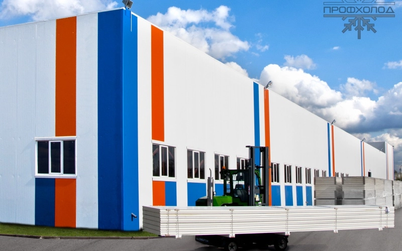 Промышленное строительство из сэндвич-панелей