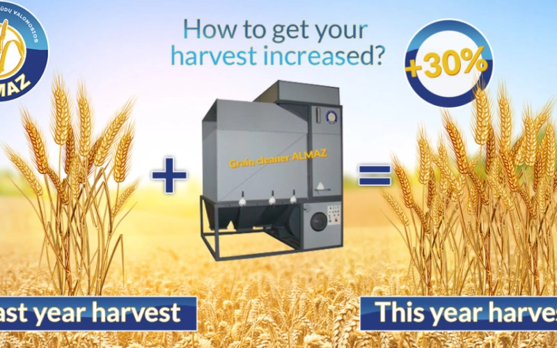 Аэродинамические сепараторы зерна Almaz – особенности и преимущества