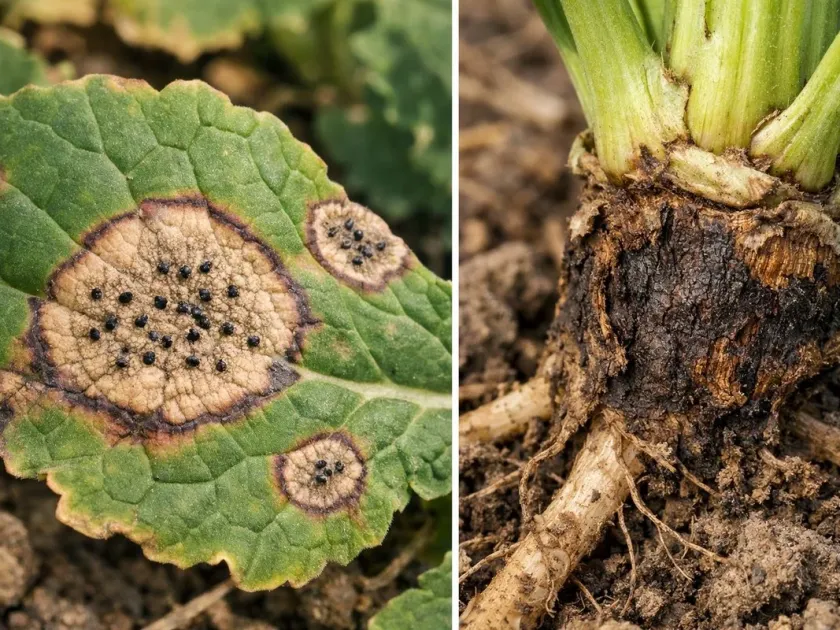 Phoma leaf spot of chenopods