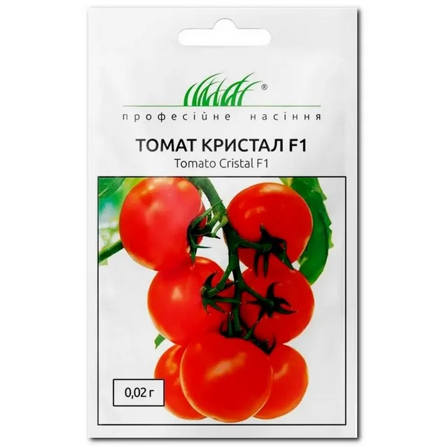 сочный срез томата кристал f1 с мясистой структурой